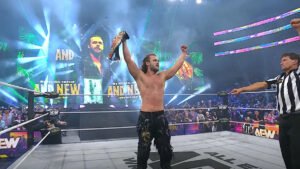 Jack Perry eliminó a Ricochet para ganar el título nacional en AEW Revolution Battle Royal