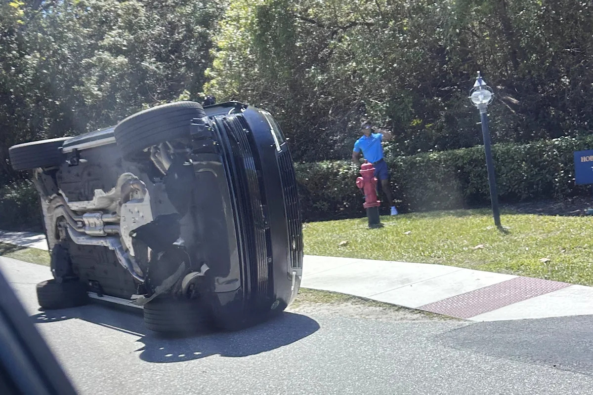 Tiger Woods fue arrestado por DUI después de un accidente automovilístico en Florida