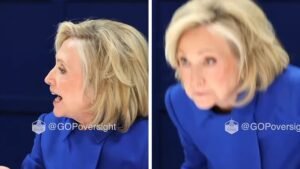 Hillary Clinton sale airada de la declaración de Epstein después de filtraciones de fotos, vea el video