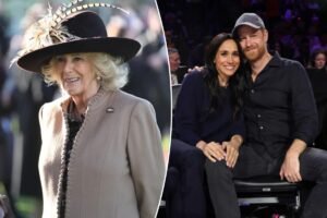 La reina Camilla le dijo a su amiga Meghan Markle que a Harry le ‘lavaron el cerebro’ en medio de una disputa real, según afirma un nuevo libro