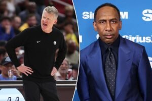 Steve Kerr responde a Stephen A. Smith sobre reducir el calendario de la NBA