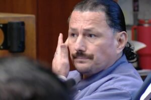 Se ha mostrado en el tribunal un inquietante vídeo de una mujer que sale de un gimnasio en forma antes de ser brutalmente violada.