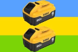 Obtenga 36% de descuento en el paquete de 2 baterías DeWalt 20V MAX XR en Amazon