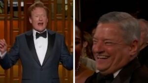 Conan O’Brien critica al director ejecutivo de Netflix, Ted Sarandos, en los Premios de la Academia