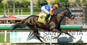 Potente de Bob Baffert ganó el San Felipe Stakes en Santa Anita