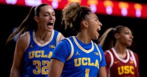 Las mujeres de UCLA dominaron a su rival USC para terminar invictas en el juego Big Ten