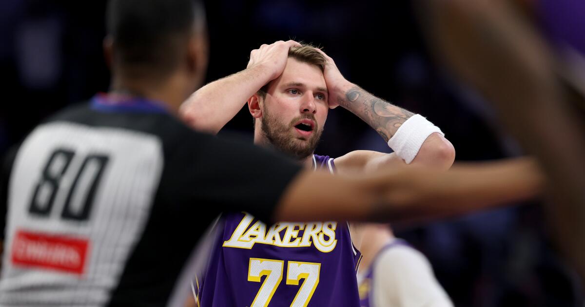 Luka Doncic vuelve a enfrentarse a suspensión tras la victoria de los Lakers sobre los Nets