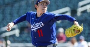 Cómo lució el novato Sasaki de los Dodgers en su segunda apertura en la Liga del Cactus