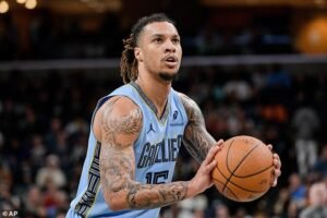 La estrella de los Memphis Grizzlies, Brandon Clark, arrestado por cargos de drogas en Arkansas