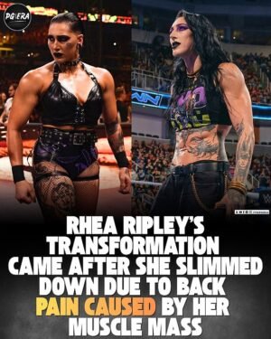 La sensación australiana de la WWE, Rhea Ripley, criticó las mentiras sobre su cambio radical de apariencia y las bromas sobre un trastorno alimentario.