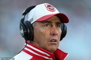 El entrenador del St George Illawarra, Shane Flanagan, se enfrenta hoy al hacha