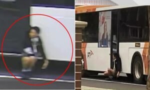 Un colegial australiano queda atrapado en la puerta del autobús y arrastrado a la calle en Melbourne