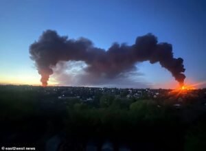 Aviones de la RAF derriban por primera vez un dron ruso sobre Ucrania mientras el conflicto amenaza con intensificarse