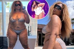 Lizzo muestra una pérdida de peso de 60 libras con nuevas fotos en bikini