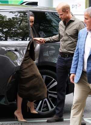 Tanto los australianos hablan de este momento entre Harry y Meghan mientras la pareja se embarca en el tercer día de la gira: ‘Such love’