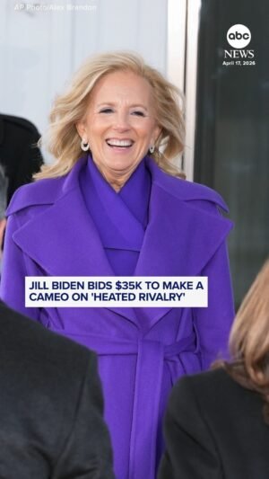 MIRAR: Jill Biden ofrece $35,000 por papel de invitada en ‘Heated Rivalry’