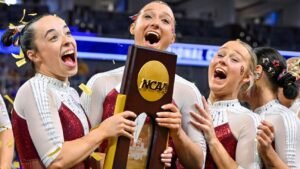 Oklahoma gana el cuarto título de gimnasia femenina de la NCAA en 5 años