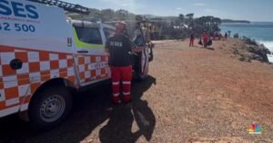 7 turistas rescatados de una montaña en Australia