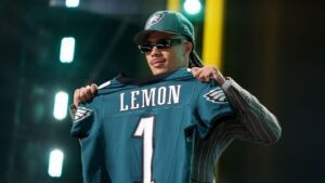 Los Eagles intercambian con los Cowboys y eligen a Makai Lemon en el puesto 20 del draft de la NFL