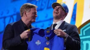 Los Rams seleccionaron al QB Ty Simpson con la selección número 13 del draft de la NFL