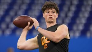 Los Steelers seleccionaron al QB Drew Allar en la tercera ronda del draft de la NFL