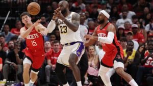 LeBron James asumió la culpa tras la derrota de los Lakers ante los Rockets