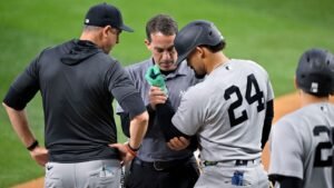 Domínguez de los Yankees se someterá a más pruebas tras sufrir una lesión en el codo