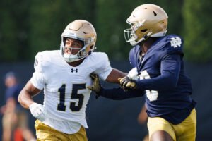 El ex WR de Notre Dame Malachi Fields pasa a los New York Giants en el draft