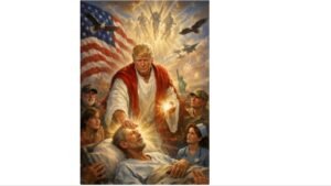 Emocionado por la foto de AI Trump convirtiéndose en Jesús, Irán reaccionó inmediatamente con sarcasmo ofensivo.