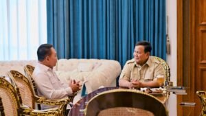 Se reunió con Prabowo en el Palacio Dudung y discutió sobre defensa y geopolítica global.