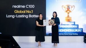 El Realme C100, con una batería de 8.000 mAh, se lanzará en Indonesia el 7 de mayo