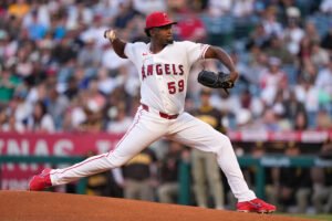 El as de los Angelinos, José Soriano, tiene efectividad de 0.28 con 39 KS después de 5 aperturas excepcionales.