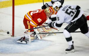 Los Flames vencieron 3-1 a los Kings, que se dirigían a los playoffs, para finalizar la temporada.
