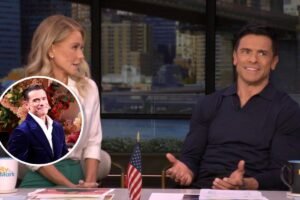 Mark Consuelos admite que preferiría estar “desnudo” en el escenario que adoptar el acento francés en Broadway: “No estamos en contra”