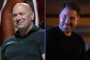 Eddie Hearn: ‘Old P*C’ Dana White se retira del combate de boxeo