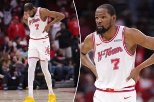 Kevin Durant está fuera para el primer partido Lakers-Rockets