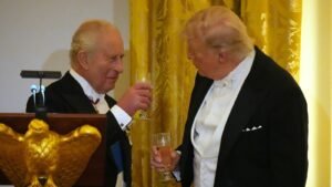 El rey Carlos III brinda en la cena de estado de la Casa Blanca: lea su discurso completo