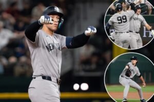 Los jonrones de Aaron Judge y Ben Rice hacen historia mientras los Yankees avanzan