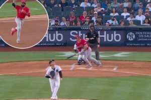 Los Angelinos golpearon a Ryan Weathers de los Yankees con tres jonrones seguidos