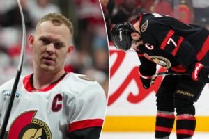 Brady Tkachuk está frustrado por los constantes rumores de intercambio de senadores