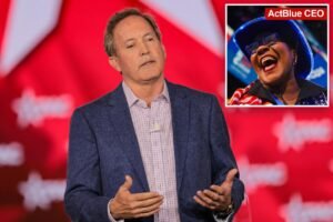 El fiscal general de Texas, Ken Paxton, demanda a ActBlue por presunto ‘fraude de donantes excesivos’ en un importante foro de donación demócrata