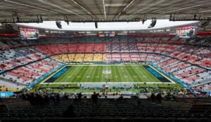 Los Patriots viajaron a Alemania para un partido internacional contra los Lions