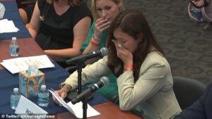 Momento conmovedor: la víctima de violación de Epstein rompe a llorar mientras revela su orgullo rebelde