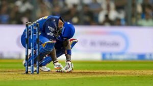 Dura temporada de IPL para Suryakumar Yadav: el bateador de Star MI sale para agacharse contra RCB en la primera bola