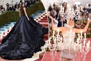 Cómo los glamurosos invitados de la Met Gala toman con gracia sus descansos para ir al baño