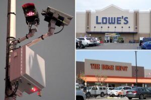 Lowes y Home Depot pueden comenzar a espiarlo utilizando lectores de matrículas