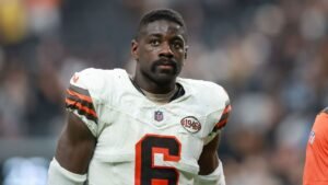 Owusu-Koramoh (cuello) de los Browns se perderá segunda temporada consecutiva