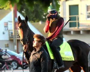 Incredibolt listo para atacar en 2026 Preakness Stakes en Laurel Park