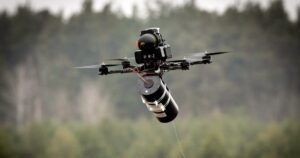 Drones de fibra óptica, muy utilizados en la guerra de Ucrania