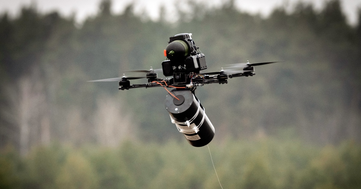 Drones de fibra óptica, muy utilizados en la guerra de Ucrania